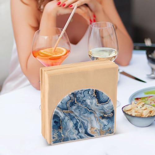ALAZA Marble Watercolor Napkin Holder