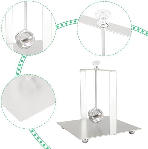 Perfect for Desktop Tabletop Square Metal Napkin Holder