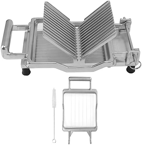 Perfect Cheese Slicer 10mm 20mm AdjustabilityCommercial Bread Cheese Grater with Grid Scale
