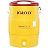 Igloo 10 gallon Industrial Beverage Cooler YellowRedWhite