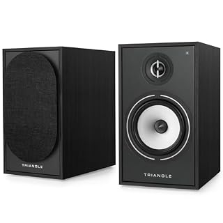 Triangle- Enceintes Actives BOREA BR03 Connect – Enceintes Bibliothèque Bluetooth avec Amplificateur 2X 60W – Audio HD – Entrées Phono/Platine TV Arc & USB – 206 x 360 x 314 mm – Noir (Paire) - Les Beatles, Paul McCartney, John Lennon, RIngo Starr, George Harrison