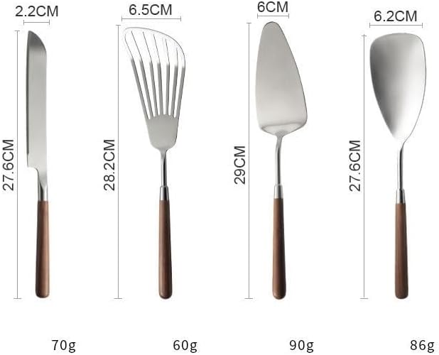 Durable Stainless Steel Serving Set Mirror Polished Edge 108 Pieces
