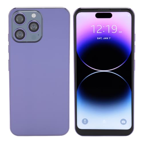Cuifati I15 Pro Max Smartphone für Android 13, 6,6 Zoll HD-Großbildschirm, 6 GB RAM, 128 GB ROM, 8 MP 24 MP Dual-Kamera, Dual Card Dual Standby Ultra Slim 4G Entsperrtes Mobiltelefon