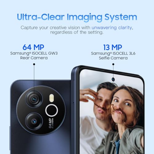 Blackview Shark 8 Smartphone Ohne Vertrag, 16GB+256GB, 6,78" FHD+ 120Hz, 64MP+13MP Kamera, 33W Schnellladung, DREI Kartensteckplätze, Android 13 Handy, Smart-K Box Lautsprecher, GPS NFC Schwarz – Bild 5