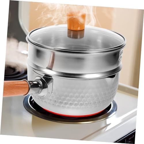 Gleavi Milk Pan with Steamer Bracket Set