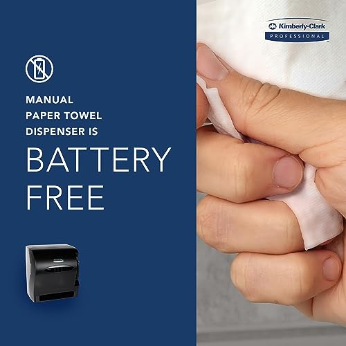 Levermatic Roll Paper Towels Dispenser Manual Black