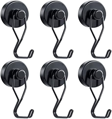 Tohoer 100LBS Neodymium Magnetic Hooks Heavy Duty