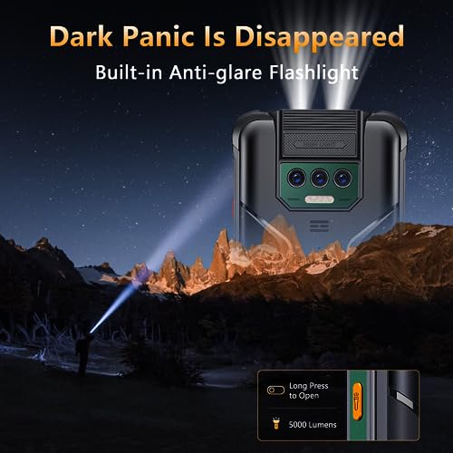 CUBOT Kingkong Power(2023) Outdoor Smartphone Android 13, 16GB(8+8)/256GB, 10600mAh(33W), 6.5" FHD+ Handy Ohne Vertrag mit Glare Taschenlampe, 48MP+20MP Nachtsicht, IP68/Dual 4G SIM/NFC/GPS – Bild 7