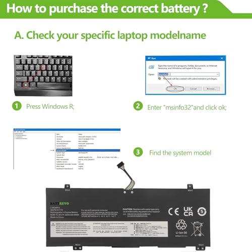 BATTREVO Laptop Akku L18C4PF3 für Lenovo ideapad C340-14API C340-14IML C340-14IWL S540-14API S540-14IML S540-14IWL Flex-14IML Flex-14IWL Serie L18M4PF3 L18M4PF4 L18C4PF4 15.36V 49Wh – Bild 7