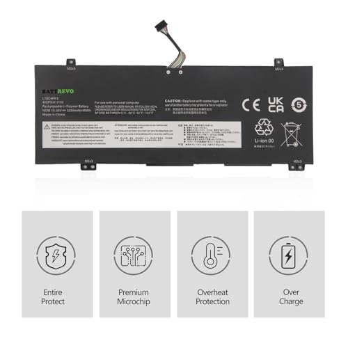 BATTREVO Laptop Akku L18C4PF3 für Lenovo ideapad C340-14API C340-14IML C340-14IWL S540-14API S540-14IML S540-14IWL Flex-14IML Flex-14IWL Serie L18M4PF3 L18M4PF4 L18C4PF4 15.36V 49Wh – Bild 4