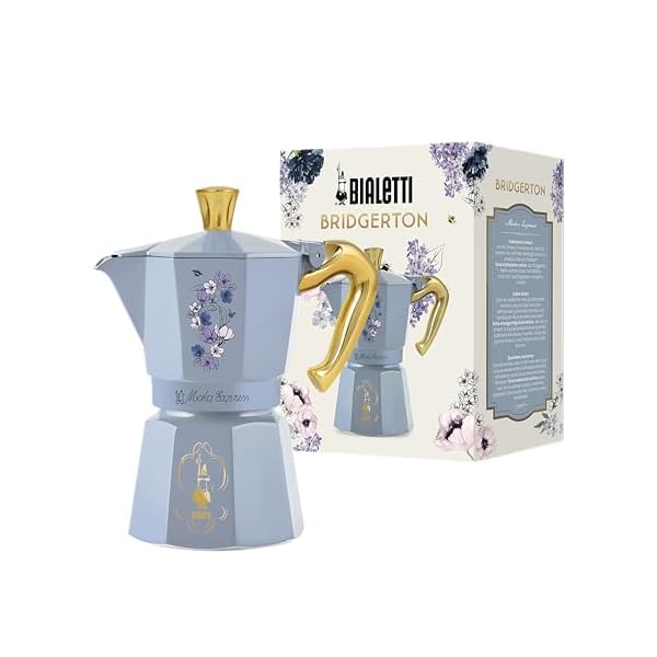   Bialetti--Moka-Express-Bridgerton-Iconic-stovetop-Espresso-Maker--Official-Netflix-License-6-Cups-6-oz-Aluminum
