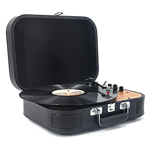 Lecteur Vinyle avec 2 Haut-parleurs stéréo intégrés, phonographe Portable sans Fil avec entraînement par Courroie à 3 Vitesses, adapté aux enregistrements 7/10/12 Pouces (Noir) - Les Beatles, Paul McCartney, John Lennon, RIngo Starr, George Harrison Lecteur Vinyle avec 2 Haut-parleurs stéréo intégrés, phonographe Portable sans Fil avec entraînement par Courroie à 3 Vitesses, adapté aux enregistrements 7/10/12 Pouces (Noir)