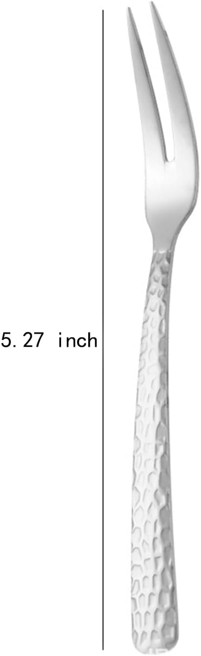 ChenShuo Stainless Steel Dessert Forks 4-Piece Set