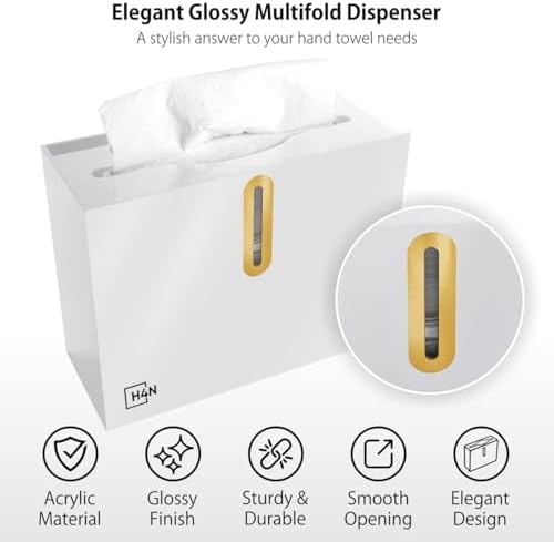 Compact Paper Towel Dispenser with Single Sheet Dispensing