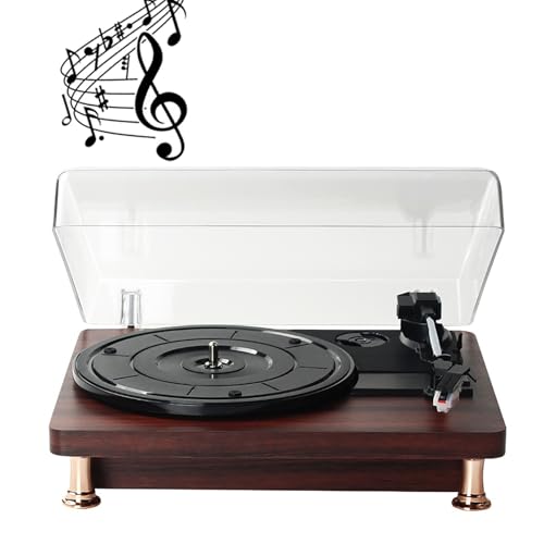 CHANGLKJ Platine Vinyle Vintage, Tourne-Disque Vinyle avec Haut-parleurs, Prise en Charge 3 Vitesses/Lecture Bluetooth/Casque/entrée AUX/33/45/78 TR/Min, pour Les Amateurs De Vinyle, Cadeau De Noël - Les Beatles, Paul McCartney, John Lennon, RIngo Starr, George Harrison CHANGLKJ Platine Vinyle Vintage, Tourne-Disque Vinyle avec Haut-parleurs, Prise en Charge 3 Vitesses/Lecture Bluetooth/Casque/entrée AUX/33/45/78 TR/Min, pour Les Amateurs De Vinyle, Cadeau De Noël