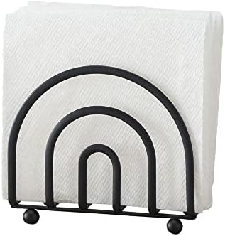 Home Basics Napkin Holder - Rust-Resistant Modern Steel Organizer