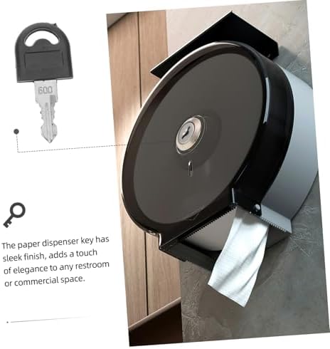 Stainless Steel Toilet Paper Dispenser Key with Ergonomic Design