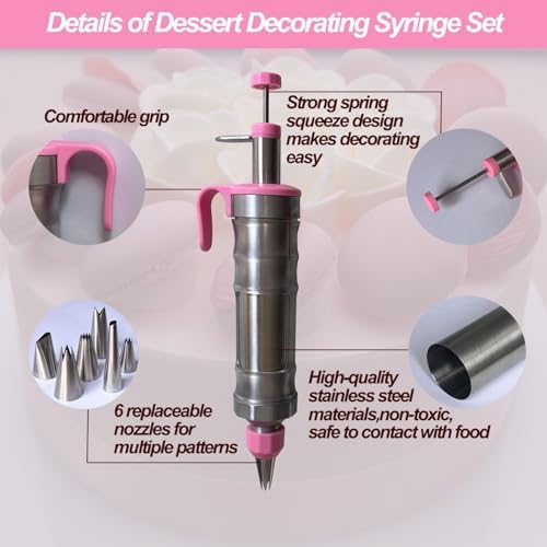Dessert Decorating Set Versatile Piping Tools for Baking Creations