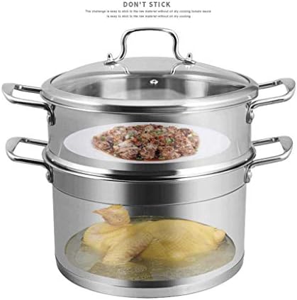 Rejoon Classic Stainless Steel Stock Pot with Steamer and Pasta