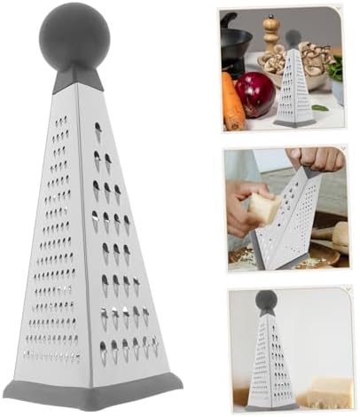 COLLBATH Efficient Kitchen Tool Cheese Vegetable Grater Stainless Steel Box Easy to Clean