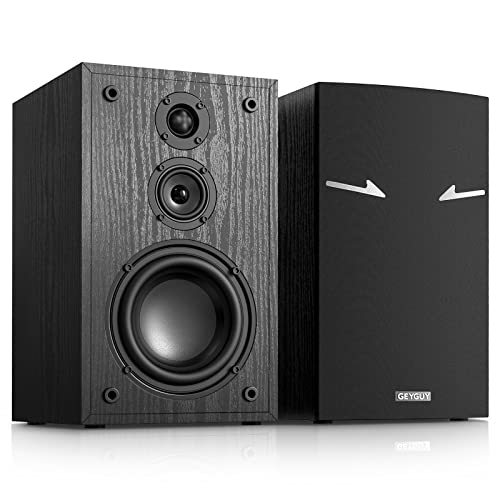 GEYGUY Enceintes Hi-FI Passives d’Étagère, Paire d’Enceintes Stéréo à 3 Voies, Haut-Parleur stéréo 2.0 240W, woofer de 5,25″, Basse fréquence 48 Hz, Son Surround - Les Beatles, Paul McCartney, John Lennon, RIngo Starr, George Harrison GEYGUY Enceintes Hi-FI Passives d'Étagère, Paire d'Enceintes Stéréo à 3 Voies, Haut-Parleur stéréo 2.0 240W, woofer de 5,25", Basse fréquence 48 Hz, Son Surround