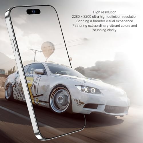 Cuifati I15 Pro Max Smartphone für Android 13, 6,6 Zoll HD-Großbildschirm, 6 GB RAM, 128 GB ROM, 8 MP 24 MP Dual-Kamera, Dual Card Dual Standby Ultra Slim 4G Entsperrtes Mobiltelefon – Bild 3