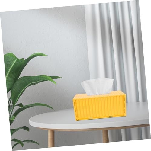 Vivid Shipping Container Tissue Box Cover Travel Wipes Case