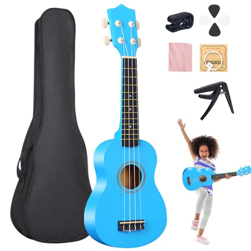 Ukulélé pour les débutants Kids Ukulele 21 pouces ukulélé pour débutants 4 String Toddler Guitar, Basswood Ukulele classique avec choix, capo, sac de bague - Les Beatles, Paul McCartney, John Lennon, RIngo Starr, George Harrison Ukulélé pour les débutants Kids Ukulele 21 pouces ukulélé pour débutants 4 String Toddler Guitar, Basswood Ukulele classique avec choix, capo, sac de bague