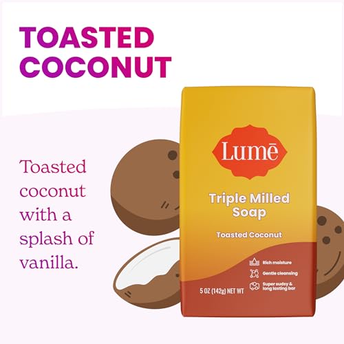 Lume Skin Care Gift Set for Women, Whole Body Deodorant Starter Pack -Smooth Solid Stick, Invisible Cream Tube, Acidified Body Wash Mini & Deodorant Wipes -Aluminum Free Odor Control (Toasted Coconut) - Image 4