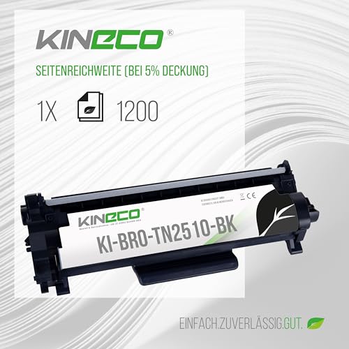Kineco TN2510 Tonerkartusche kompatibel für Brother HL-L2400DWE MFC-L2835DW DCP-L2660DW HL-L2445DW MFC-L2827DW, TN-2510 / Schwarz – Bild 4