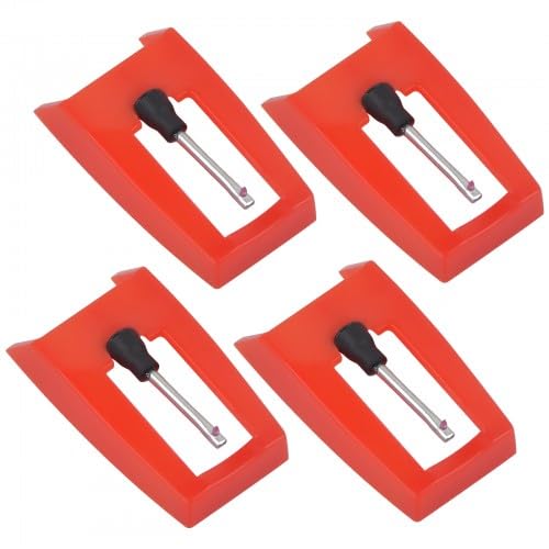 Dokeno 4 Pièces Aiguille Tourne Disque, Aiguille Diamant de Remplacement, Diamant pour Platine Vinyle, Aiguille Accessoires, Compatible avec la Plupart des Phonographes (Rouge) - Les Beatles, Paul McCartney, John Lennon, RIngo Starr, George Harrison Dokeno 4 Pièces Aiguille Tourne Disque, Aiguille Diamant de Remplacement, Diamant pour Platine Vinyle, Aiguille Accessoires, Compatible avec la Plupart des Phonographes (Rouge)