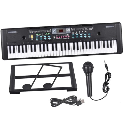 Orgue Électronique USB 61 Touches Piano Électrique Microphone Noir Musique Numérique Clavier Électronique Haut-parleur Stéréo - Les Beatles, Paul McCartney, John Lennon, RIngo Starr, George Harrison Orgue Électronique USB 61 Touches Piano Électrique Microphone Noir Musique Numérique Clavier Électronique Haut-parleur Stéréo