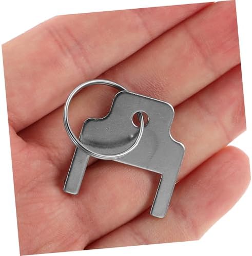 Zerodeko 5-Piece Metal Key Ring Set for Paper Towel Dispensers