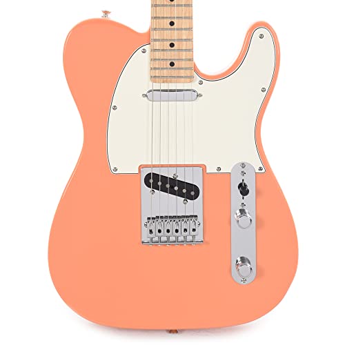 Fender Limited Edition Player Telecaster MN Pacific Peach – Guitare Électrique - Les Beatles, Paul McCartney, John Lennon, RIngo Starr, George Harrison Fender Limited Edition Player Telecaster MN Pacific Peach - Guitare Électrique