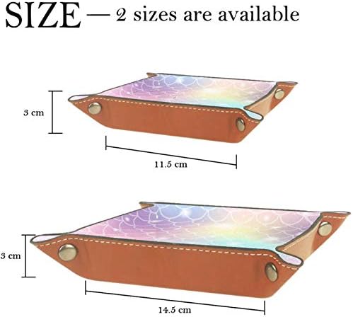Desheze Foldable Mermaid Storage Bins 8x8in Pink Sequin
