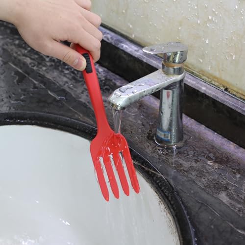 Xihircd 2-Piece Silicone Cooking Forks Heat-Resistant Nonstick Multifunctional Kitchen Tools