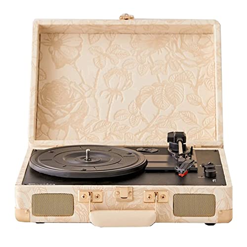 YTGDBDG Tourne-Disque, Platine Vinyle Vintage à 3 Vitesses, Lecteur de Vinyle avec stéréo intégrée, Vie intéressante - Les Beatles, Paul McCartney, John Lennon, RIngo Starr, George Harrison YTGDBDG Tourne-Disque, Platine Vinyle Vintage à 3 Vitesses, Lecteur de Vinyle avec stéréo intégrée, Vie intéressante