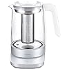 Zwilling enfinigy glass kettle 17l tea kettle 6 preset temps for the perfect cup tea timer silver  urban country home decor