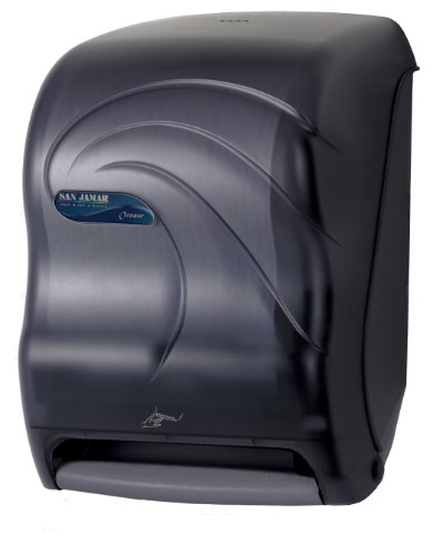 San Jamar Oceans Paper Towel Dispenser Touchless Smart Black Pearl