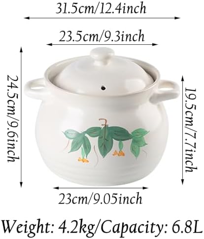 Thick-Base Heat Resistant Casserole Pot