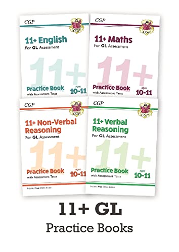 11+ GL Ages 10-11 Practice Book & Assessment Tests Bundle: English, Maths, Verbal and Non-Verbal Reasoning