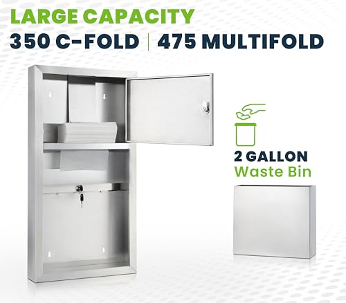 Effortless Commercial Dispenser for Paper Towels