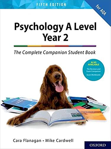 The Complete Companions: AQA Psychology A Level: Year 2 Student Book (Complete Companions Fifth Edition for AQA)