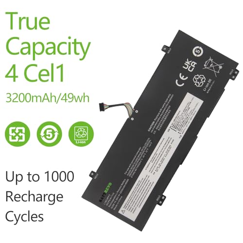 BATTREVO Laptop Akku L18C4PF3 für Lenovo ideapad C340-14API C340-14IML C340-14IWL S540-14API S540-14IML S540-14IWL Flex-14IML Flex-14IWL Serie L18M4PF3 L18M4PF4 L18C4PF4 15.36V 49Wh – Bild 3