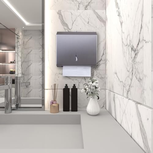 304 Stainless Steel Wall-Mounted Commercial Paper Towel Dispenser