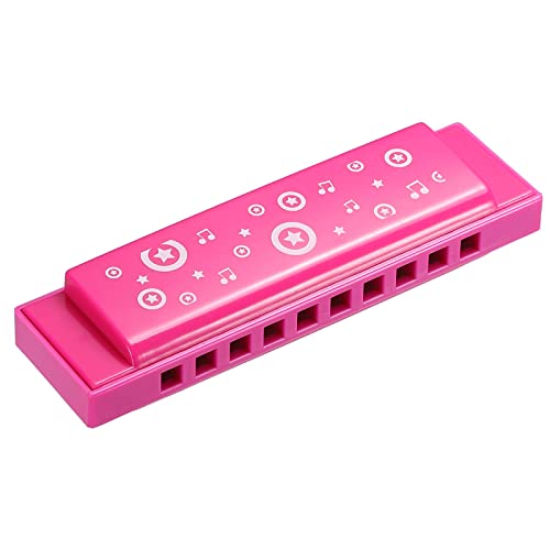 PATIKIL Translucent Harmonica Assortis Couleurs 10 Trous Rose ABS Harpe Bouche pour Éducation Musical Instruments Débutants Adultes Professionnels - Les Beatles, Paul McCartney, John Lennon, RIngo Starr, George Harrison PATIKIL Translucent Harmonica Assortis Couleurs 10 Trous Rose ABS Harpe Bouche pour Éducation Musical Instruments Débutants Adultes Professionnels