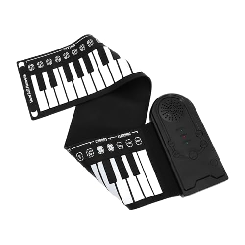 Alasum Lot de 2 claviers de piano portables 49 à 49 touches – Clavier éducatif pliable – Clavier électronique avec haut-parleur - Les Beatles, Paul McCartney, John Lennon, RIngo Starr, George Harrison Alasum Lot de 2 claviers de piano portables 49 à 49 touches - Clavier éducatif pliable - Clavier électronique avec haut-parleur