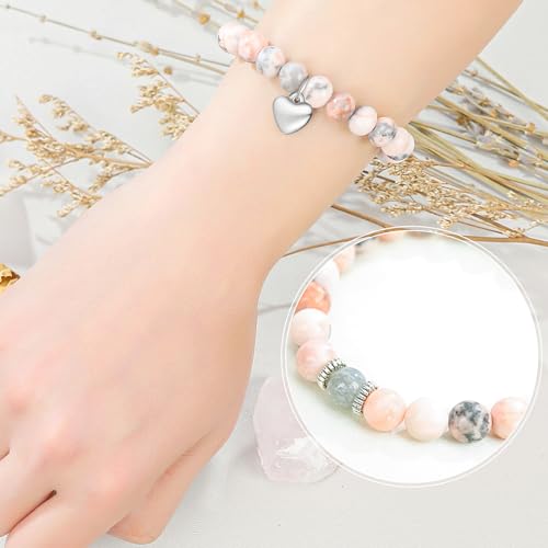 VICKHU Mothers Day Gifts From Daughter Son Crystal Moonstone Bracelet for women Birthday Thanksgiving Day Christmas Valentine's Day Gifts for mom auntin grandma mommy - Image 5
