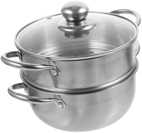 Stainless Steel Steam Pot Perfect for Cooking Serving