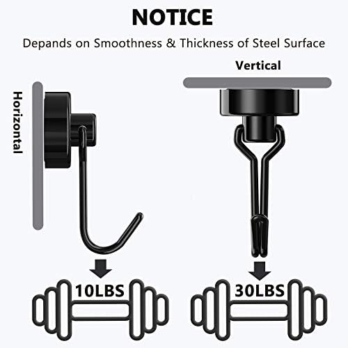 Big-StrongHeavy Duty Neodymium Magnetic Hooks